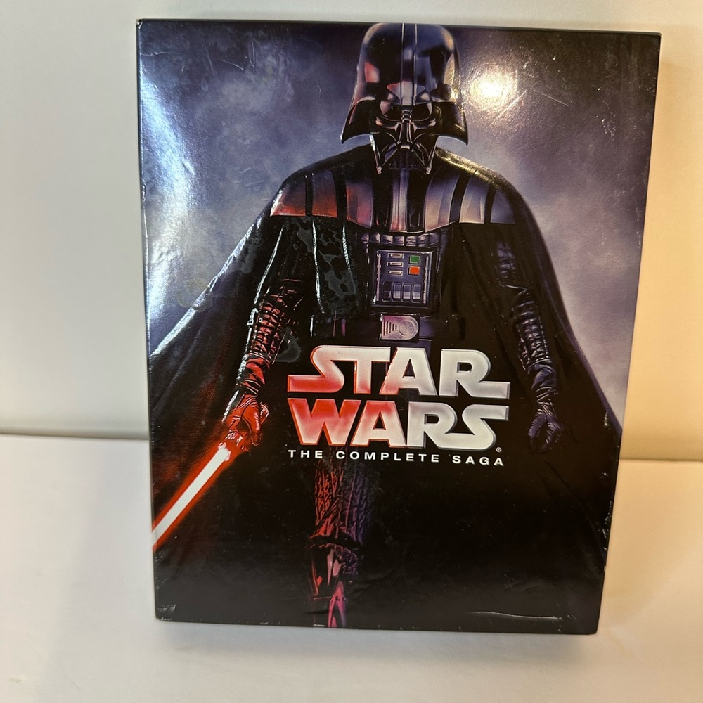 Star Wars The Complete Saga Box Set with Darth Vader Artwork